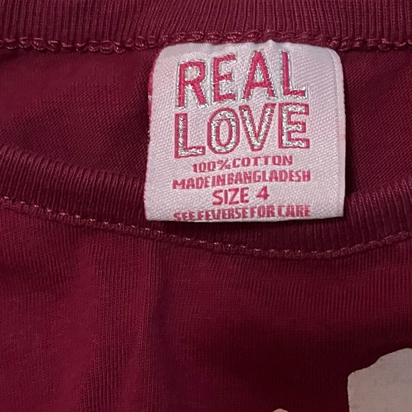 Bundle of Three Little Girls Size 4/4T Long Sleeve Graphic Tees - Picture 4 of 8